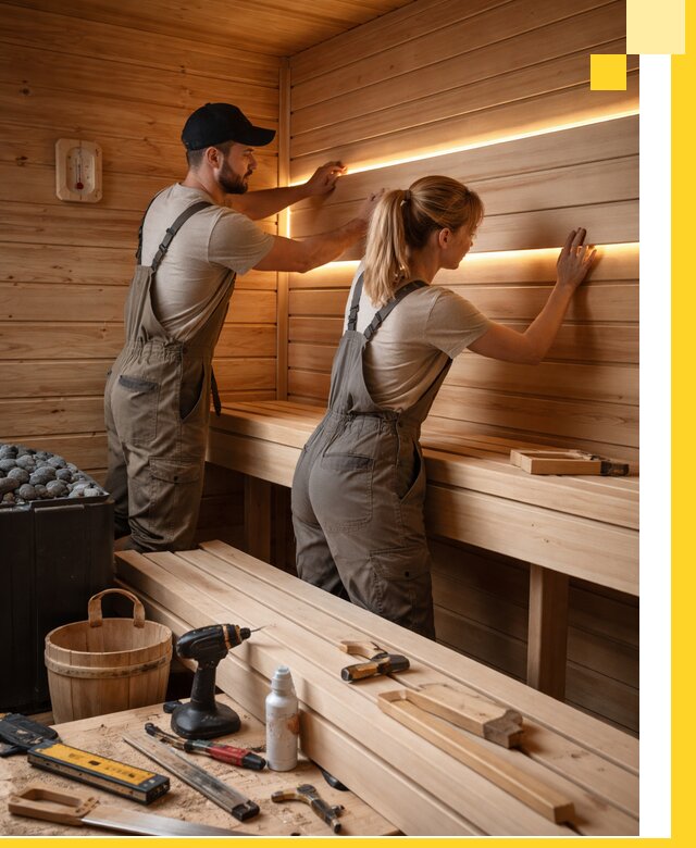 Дизайн саун и бань под ключ с индивидуальным проектом в Череповце