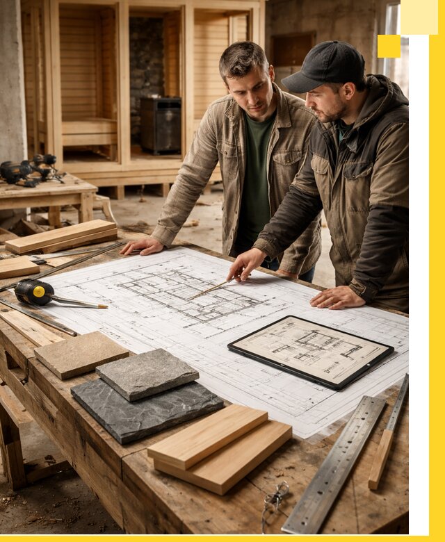 Проекты бань под ключ и планы строительства в Череповце