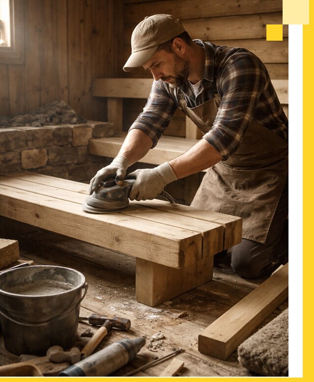 Ремонт бань под ключ в Череповце с гарантией качества и сроков