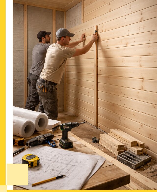 Обшивка бани вагонкой в Череповце от 1227 р., ЭриданЧрп