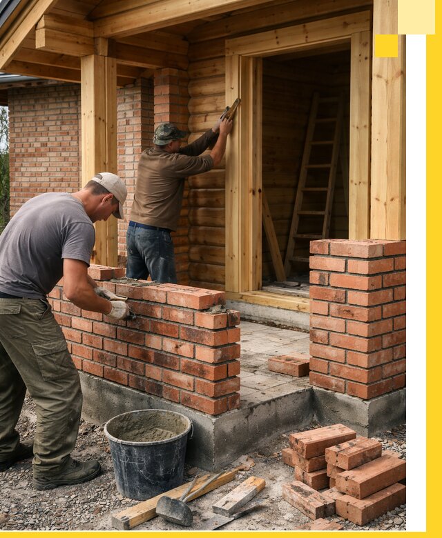 Строительство кирпичных бань под ключ в Череповце с гарантией качества