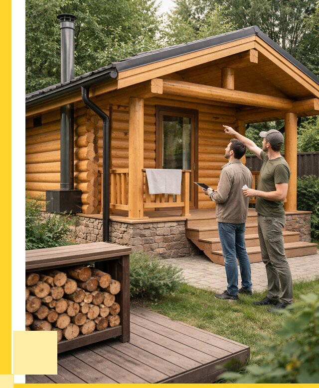 Бани для дачи под ключ в Череповце от 255525 р. | ЭриданЧрп