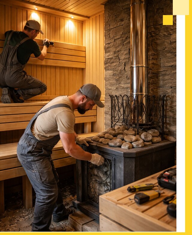 Комплексный дизайн бань, саун и зон отдыха в Череповце