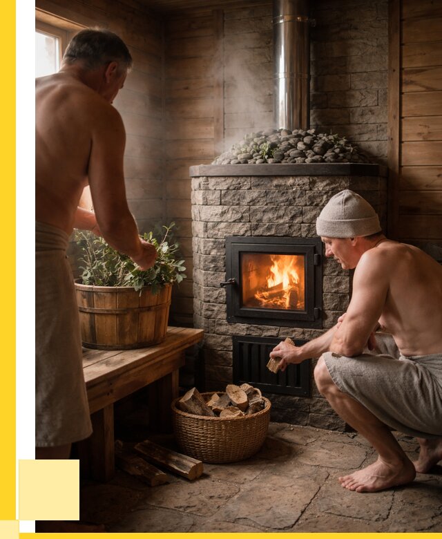 Банные печи под ключ в Череповце от 45995 р. | ЭриданЧрп кирпичная