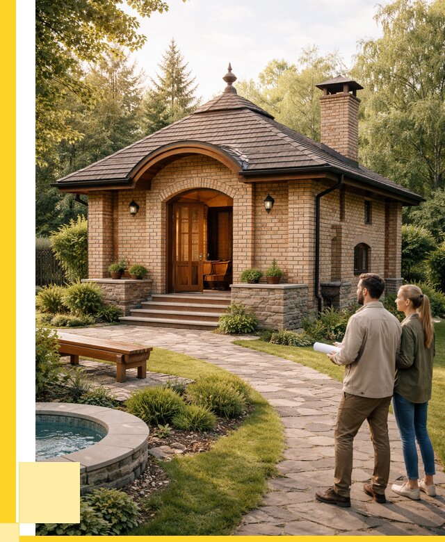 Проект кирпичной бани в Череповце от 30663 р. | ЭриданЧрп