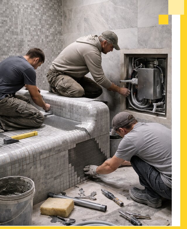 Проекты хамамов под ключ в Череповце и дизайн и строительство