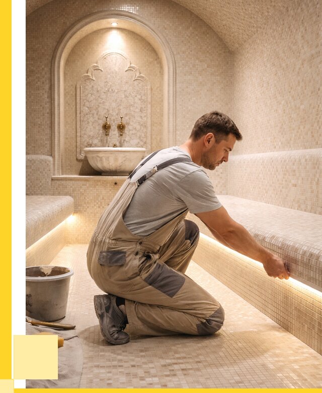 Отделка хамамов под ключ в Череповце от 5622 р. | ЭриданЧрп