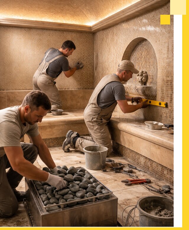 Проектирование и строительство хамама и сауны в Череповце