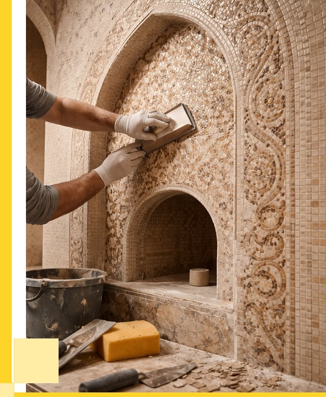 Мозаика для хамама в Череповце под ключ от 5111 р. | ЭриданЧрп