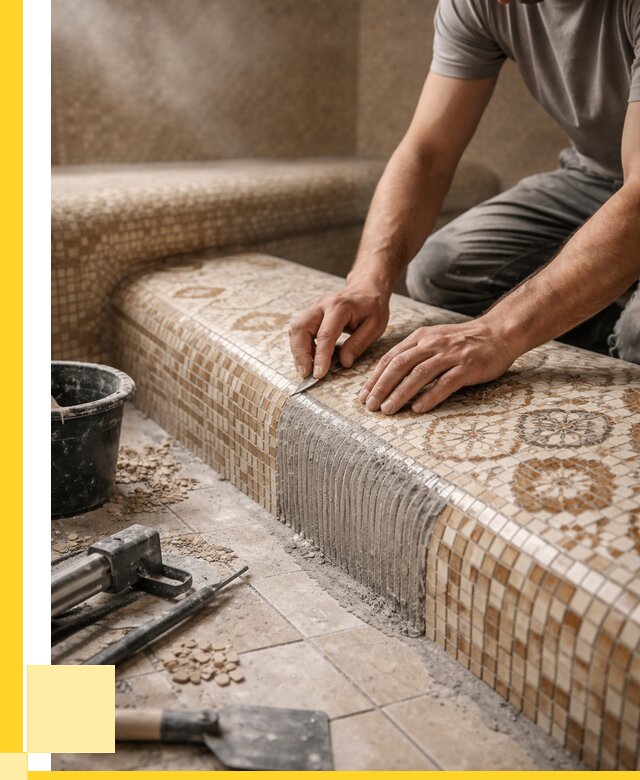 Плитка для хамама под ключ в Череповце от 3577 р. | ЭриданЧрп